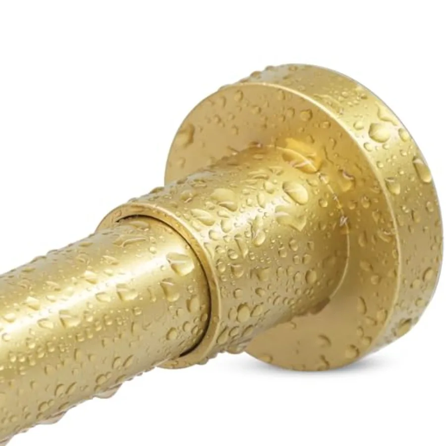 

Shower Curtain Rod 32-80 Inch 2.7-6.6ft Non Slip Never Rust No Drill Stainless Steel Spring Tension Shower Rod Telescoping Curt