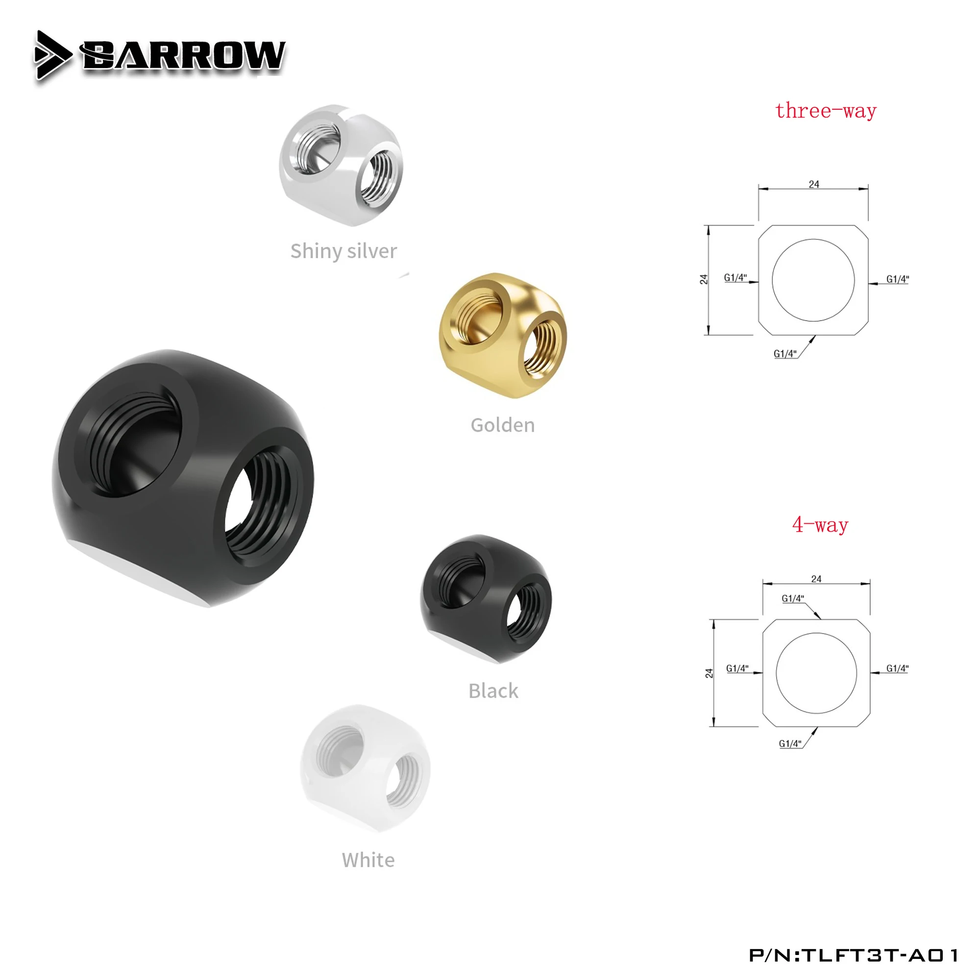 BARROW TLFT3T-A01 /Cubic Adaptors G1/4