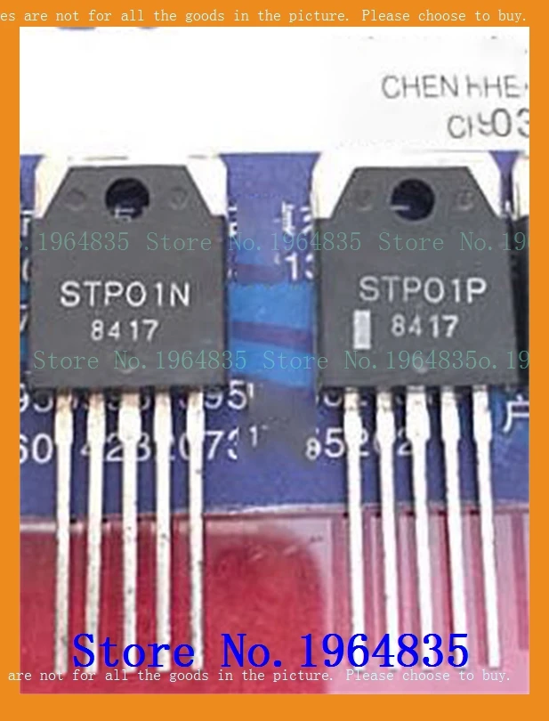 2pcs/lot=a pair STP01N STP01P TO-3P-5