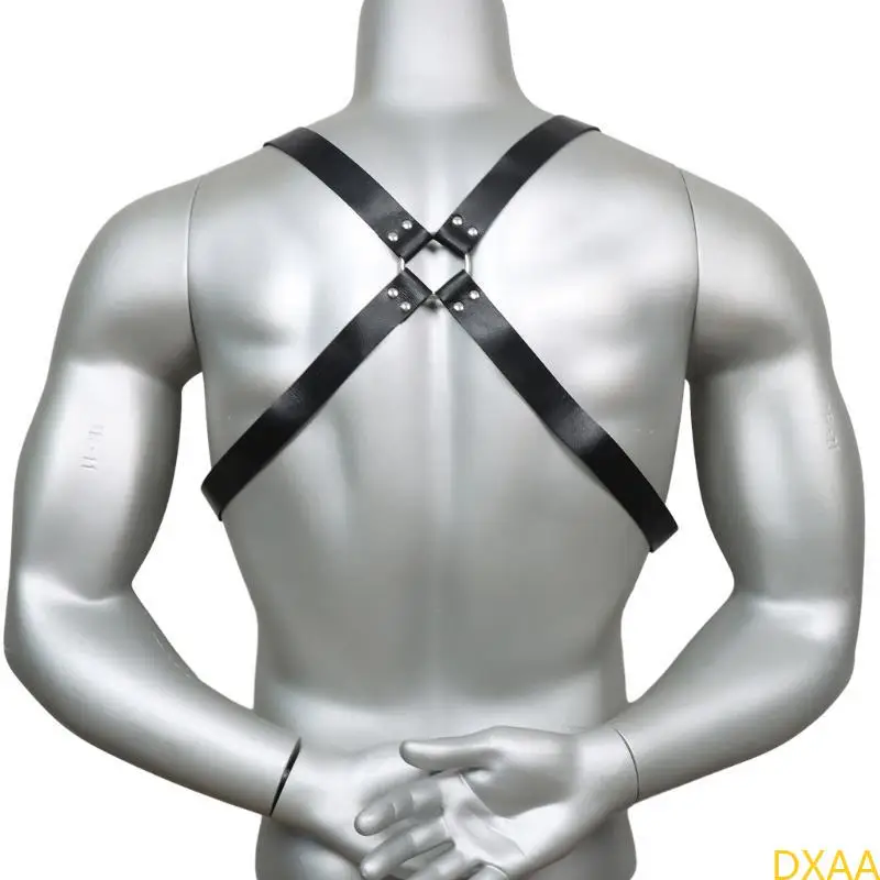 

DXAA Fashion PU Кожаные подвески для мужских брюк рубашки регулируют ремни жилет