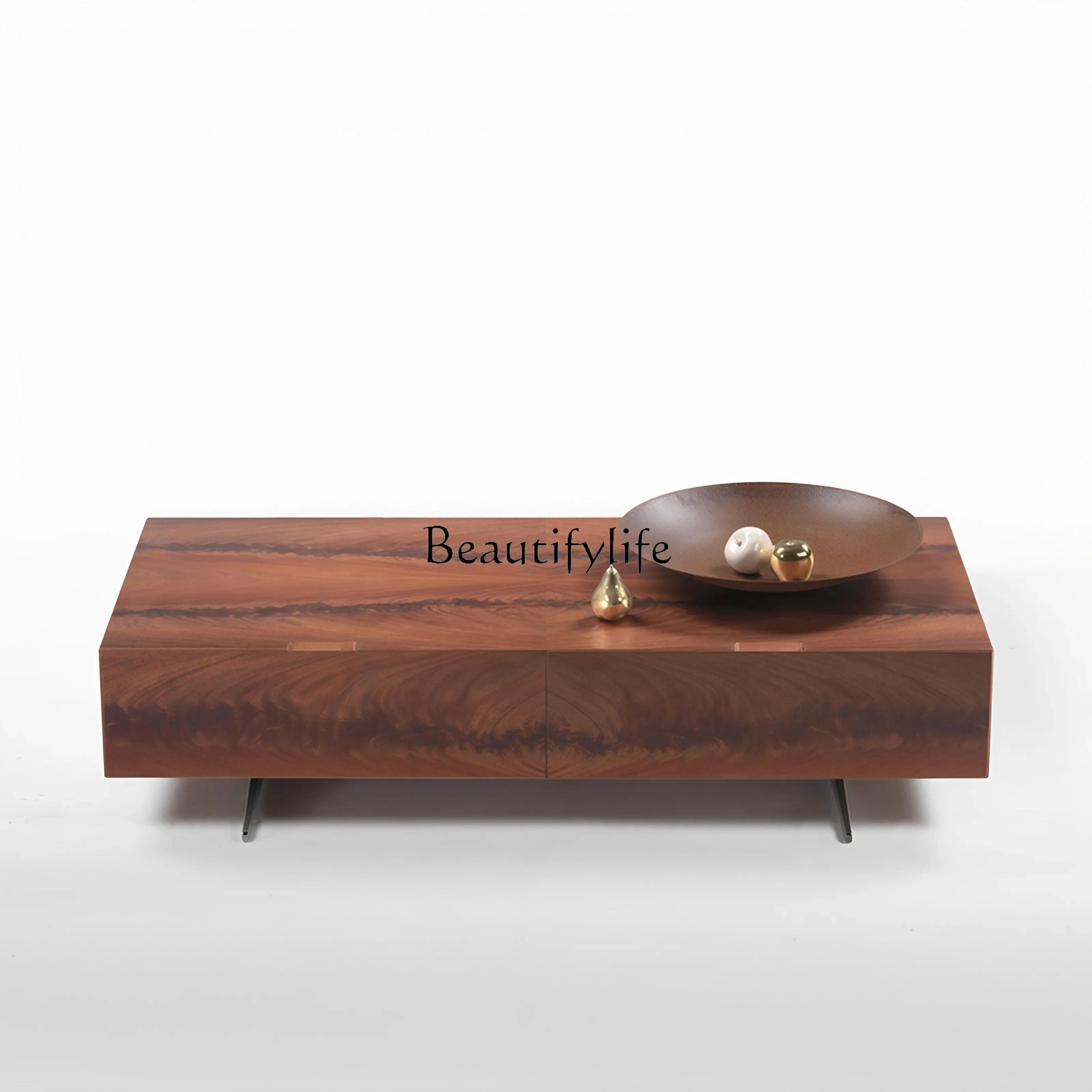 

FG10Nordic style walnut coffee table simple modern light luxury small apartment living room tea table