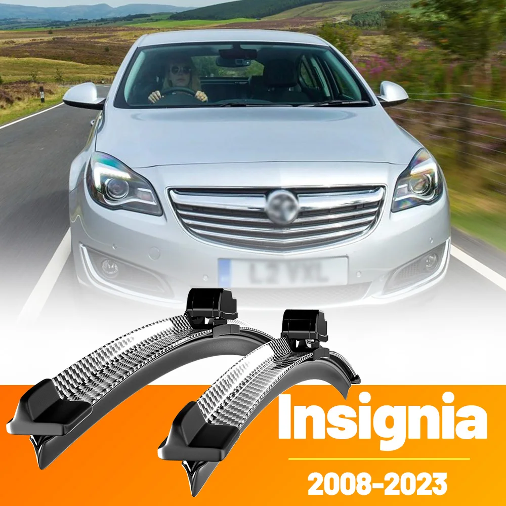

2pcs Front Windshield Windscreen Wiper Blades Carbon Fibre Wipers For Opel Insignia A B 2008-2023 2012 2014 2016 2017 2018 2019