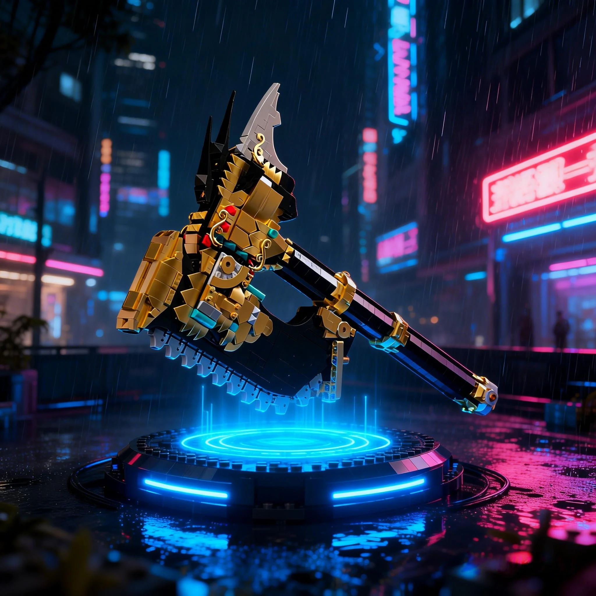 

1206PCS Creative Battle Axe Model Building Blocks MOC Weapon Assemble Bricks Toys Christmas Birthday Gifts For Children or Adult