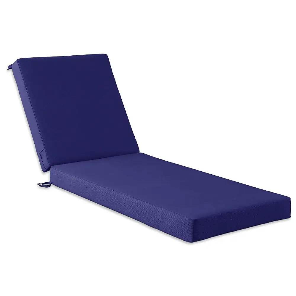 

Outdoor Lounge Chair Cushion, Chaise Cushions For Patio Furniture, Double Waterproof Fabric For Pool, 72 X 22.5 X 3.5 H 1Pk