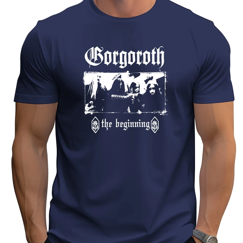

Футболка GORGOROTH - рубашка The Beginning Gorgoroth, черная металлическая футболка