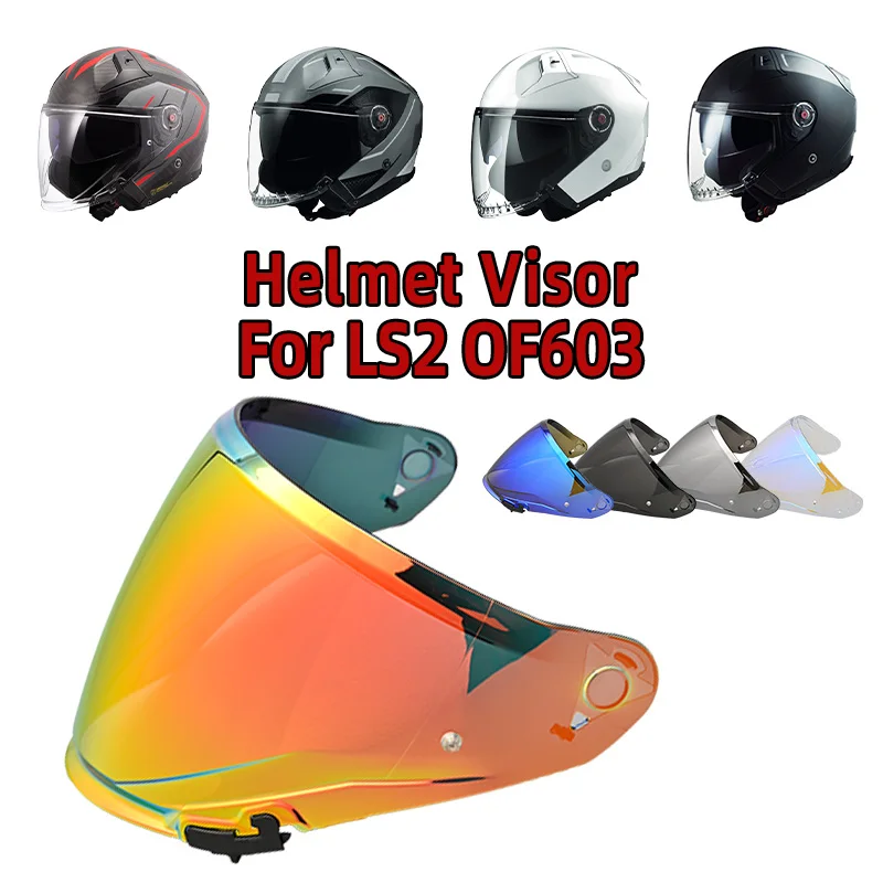 Visor For LS2 OF603 Motorcycle Helmet Replace Anti-UV Protection Shield Cascos Moto Visera Capacetes Accessories