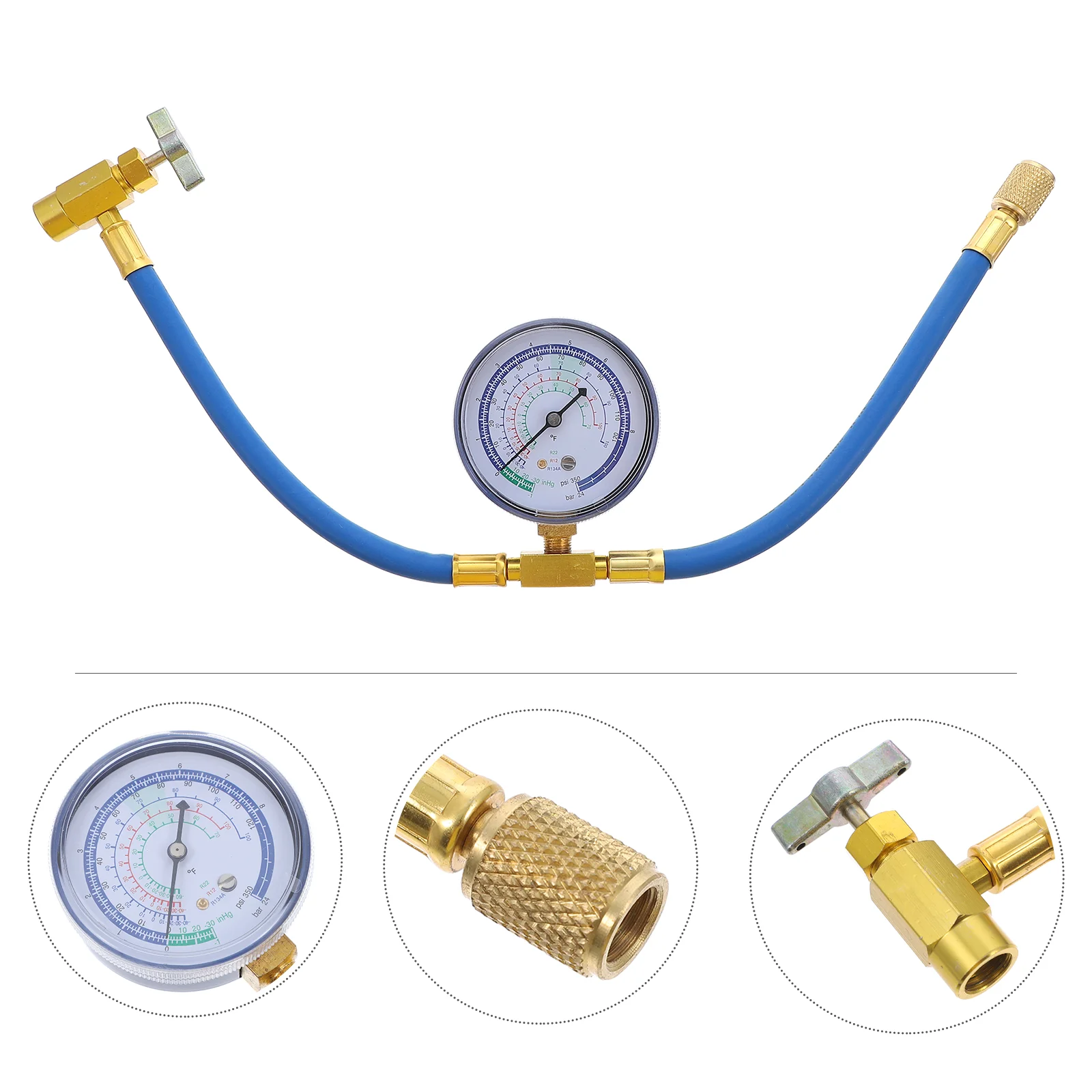 Kältemittel-Ergänzungsmittel für Klimaanlagen, Rohr, Schlauch, Messgeräte, Acryl, Klimaanlage, Aufladen