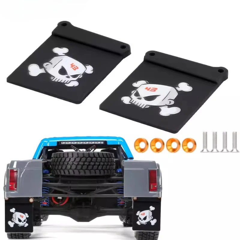 1/10 팀 로시 바하 레이 TEN SCTE 2.0 3.0 무선 조종 자동차 개조 액세서리용 고무 리어 펜더 업그레이드 부품