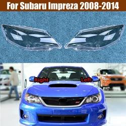 For Subaru Impreza 2008-2014 Car Front Headlight Cover Headlamp Lampshade Lampcover Head Lamp light Covers glass Lens Shell Caps