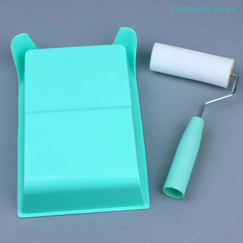 portableDurable Foam Paint Roller Sleeves Mini White Sponge Rollers For Art Painting