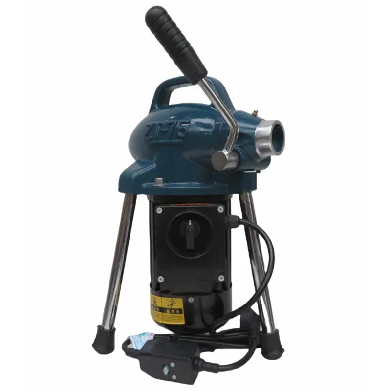 ZT-75 Electric Drain Cleaner Professional Tool for Clearing Clogged Drains, Toilets, and Floor Drains, Featuring a 500W Copper-C