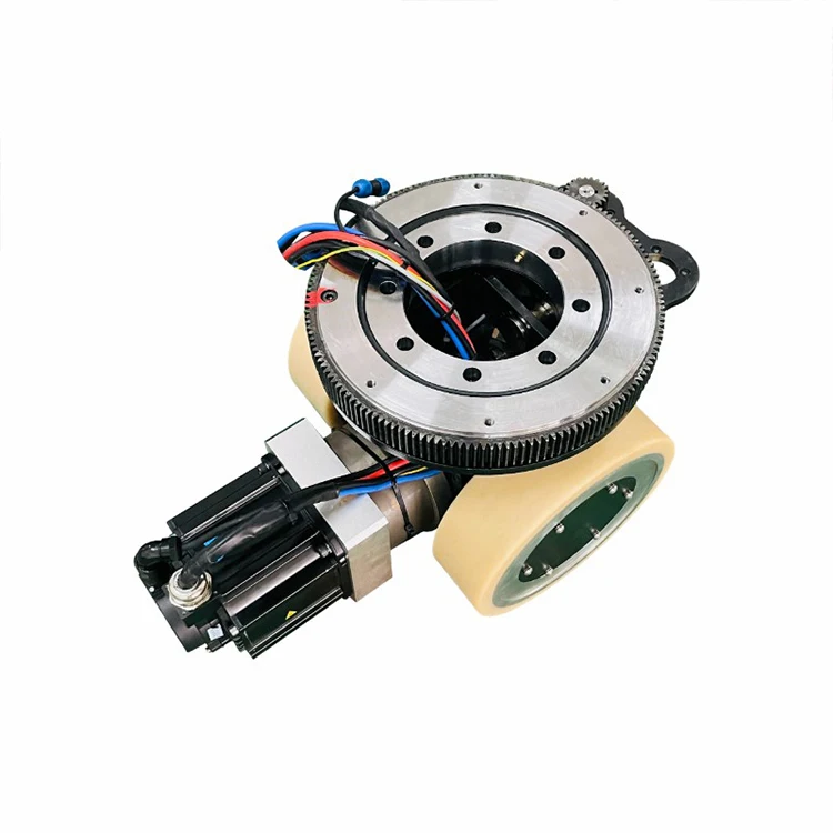 Custom AGV Accessories Automated Walking Drive System DC24V 48V AC220V 3000KG Differential Integrated Drive Wheel