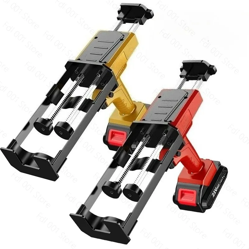 21V Cordless Grout Gun, Dual Tube Automatic Electric Caulk Tool for Tile Joint, Rechargeable Lithium Battery Injector