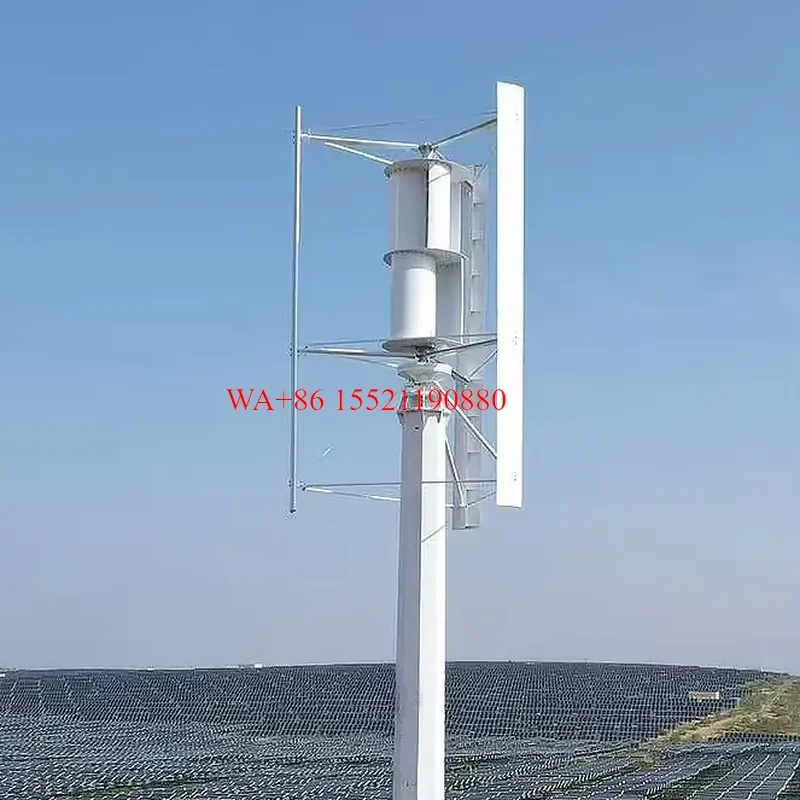WMWMNU for Small H Type Axis Wind Turbine Vertical Wind Generators Mini 220V 10Kw Solar Energy System