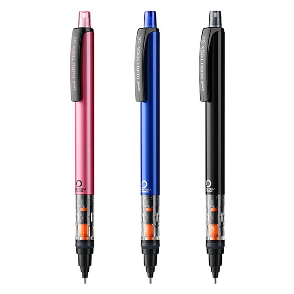 1pcs Japan Uni Mechanical Pencil M5-452 Automatic Rotation Continuous Lead 0.5mm Writing Painting HB/2B Art Stationery