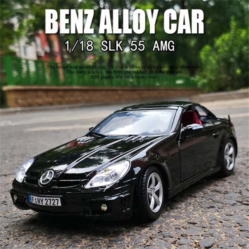 

1:18 Benz SLK Alloy Sports Car Model Diecasts Metal Toy Racing Car Vehicles Model High Simulation Collection Childrens Toys Gift