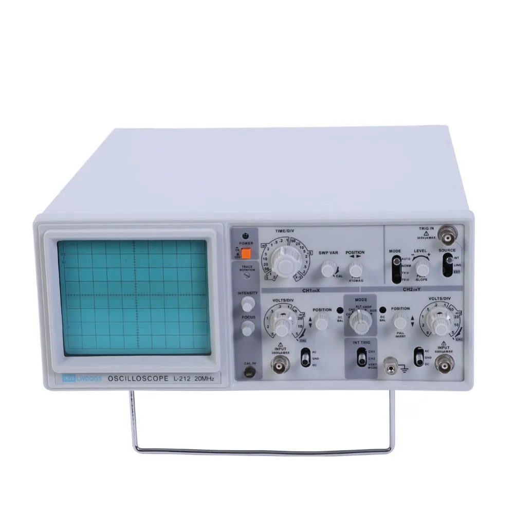 

LW L-5060 Analog Oscilloscope 60MHZ 2 Channel Portable Oscilloscope for Lab Teaching
