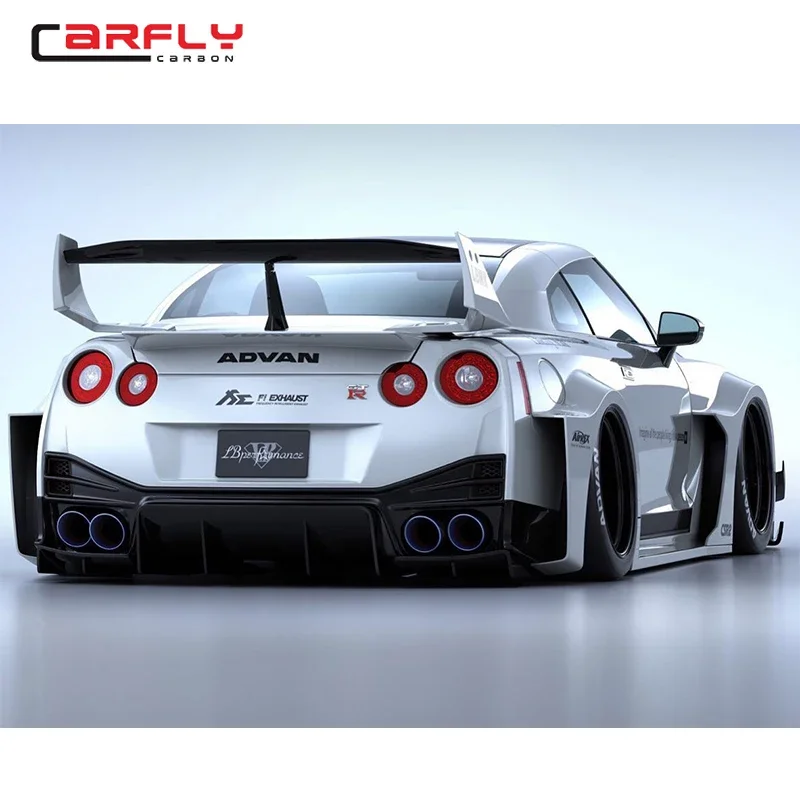 LB Style Car Carbon Fiber GTR R35 Body Kit for Nissa n GT-R custom