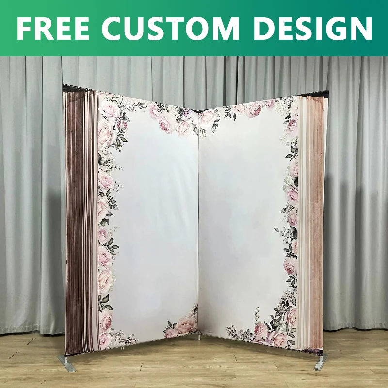 

Складной фон, арочная подставка, книга рассказов, фоновая подставка, замок, цветок, наволочка, фон для фотографии, фоновый декор