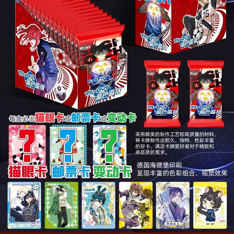 Blue Lock Card Thread Teacher Rin Bee Music Back Nagi Makoto Shiro Guangu Blue Lock Anime Card Collection Card Stamp Change Card