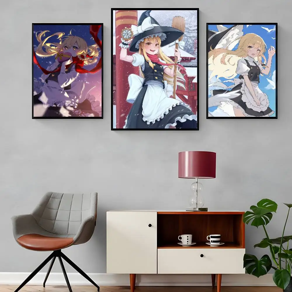 1 قطعة كيريسامي ماريسا توهو مشروع المشارك عالية الجودة طباعة مقاوم للماء جدار الفن ملصق لشريط غرفة المعيشة ديكور هدية