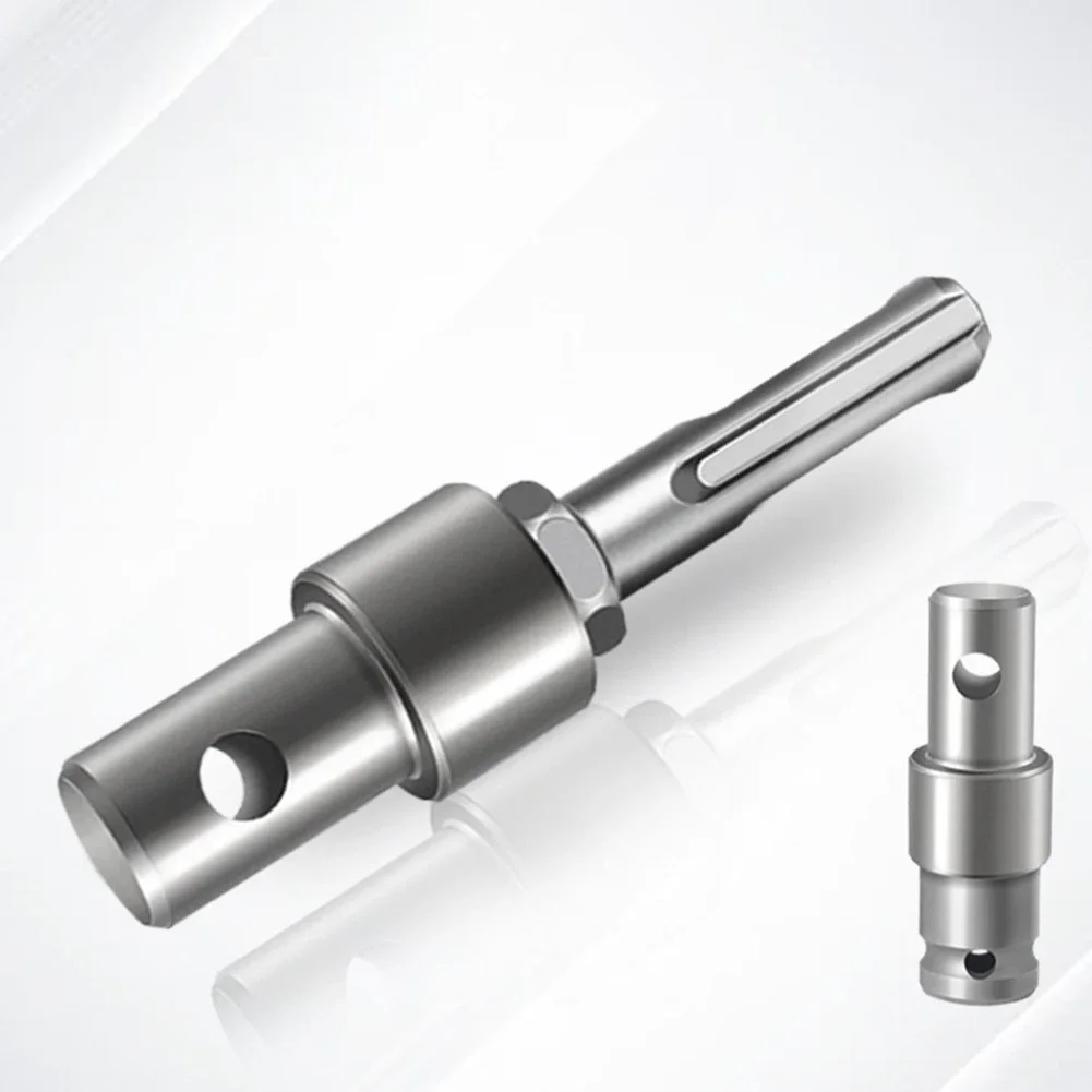 

Earth Auger Adapter Tool 4 Interface Types Round Hexagonal Handle Earth Auger Adapter Tool For Drill Wrench Hammer Machine