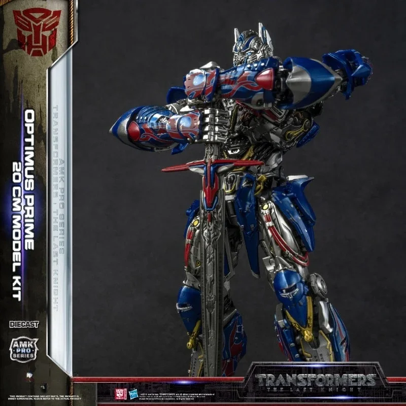 YOLOPARK Transformers: The Last Knight AMK PRO Series 20cm Optimus Prime Model Kit Action Figures Collectible Model Robot Toys