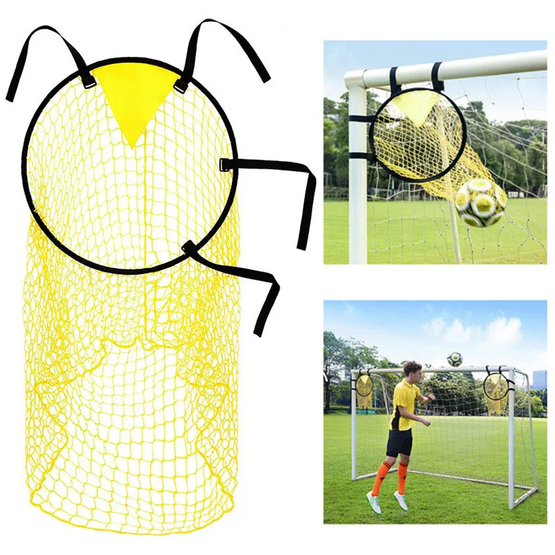 1PC Soccer Shooting Goal Football Training Target Bins Youth Beginner Kick Practice Equipment Aiming Net Soccer Game Target Net