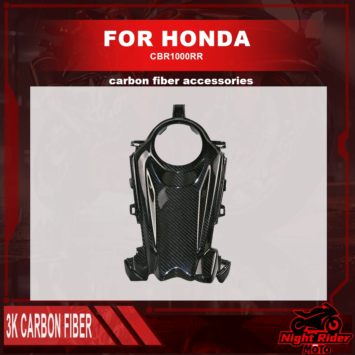 100% Carbon Fiber For HONDA CBR 1000RR 2017 2018 2019+ Motorcycle Modified Parts Side Fairing Carbon Fiber Gas Cap Tank Cover