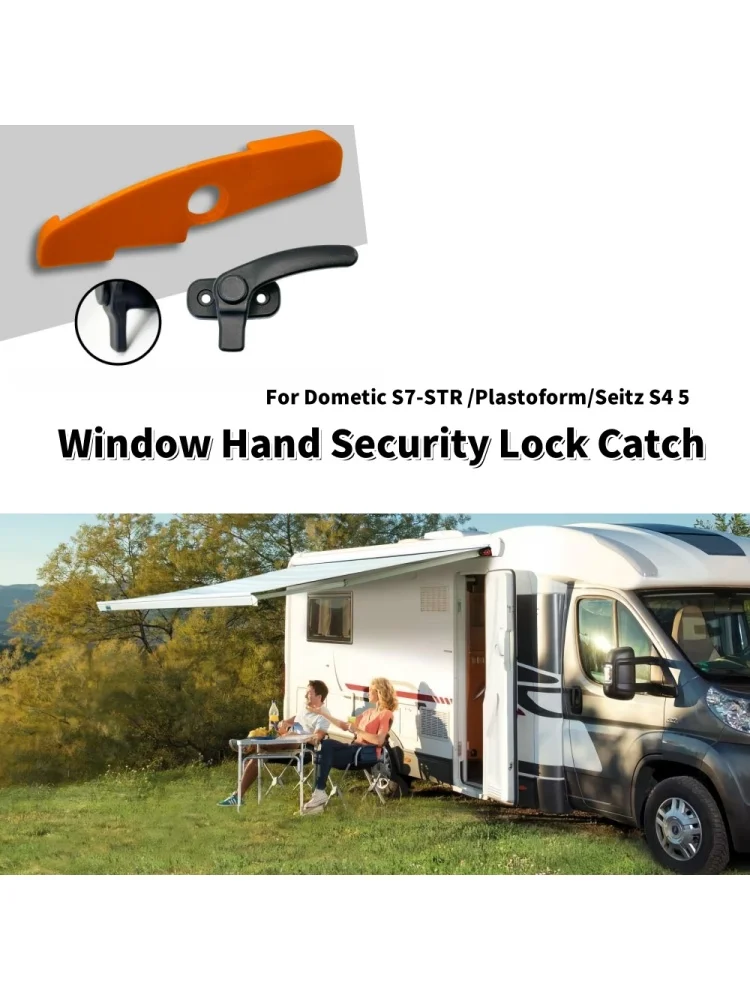 Verrou de sécurité manuel pour fenêtre de camping-car, accessoires manuels pour fenêtre de caravane et de camping-car pour Dometic S7-STR Plastoform Seitz S4 5