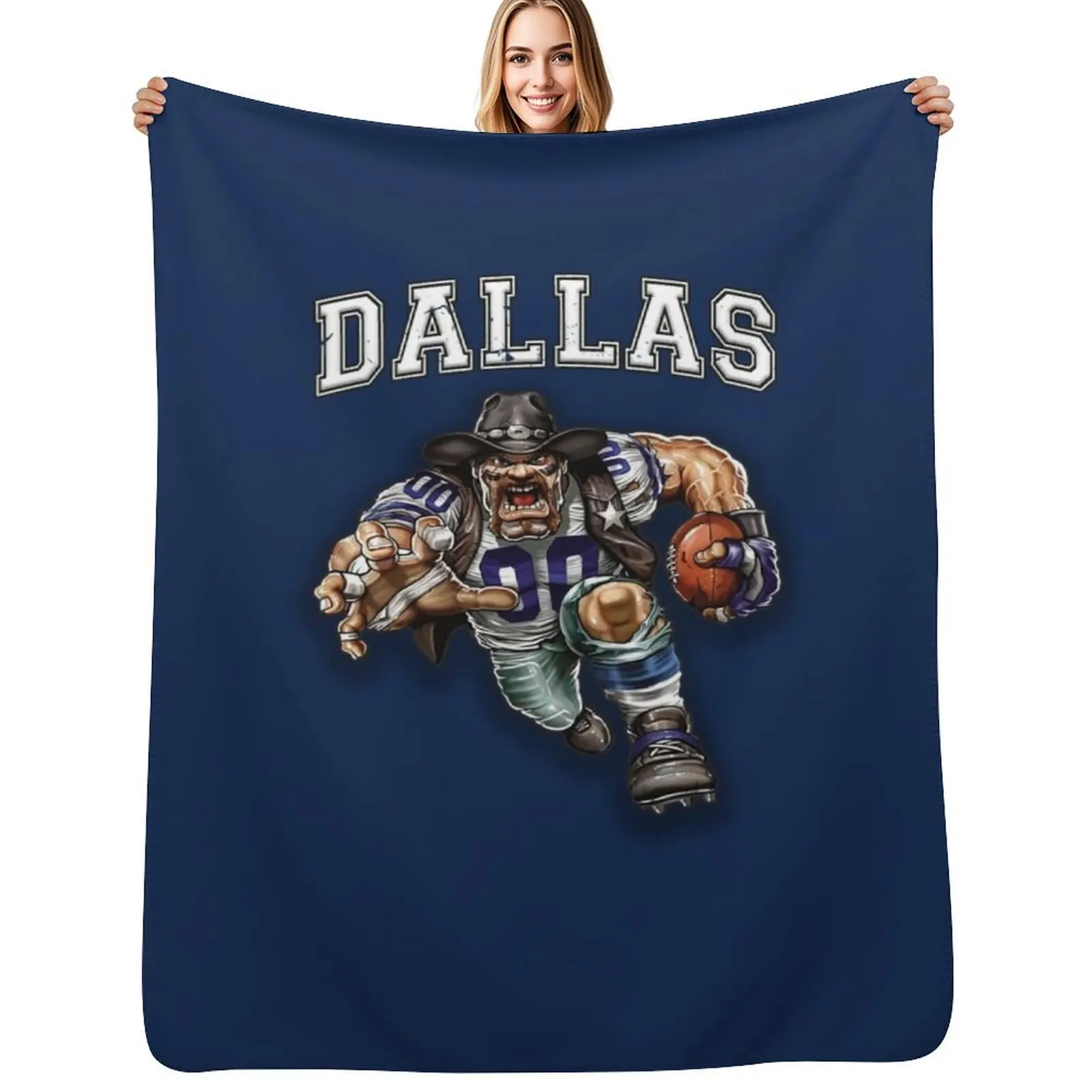 

Dallas Football Throw Blanket bed plaid Extra Large Throw Hairy For Baby Blankets