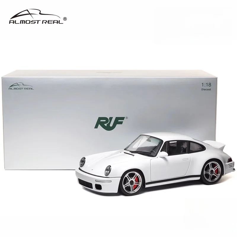 1:18 RUF SCR Full เปิดรุ่น 2018 สีขาว,โลหะผสม Die-Cast STATIC รถขนาดเล็กแฟชั่น Play รุ่นผู้ใหญ่คอลเลกชันจอแสดงผลของขวัญ