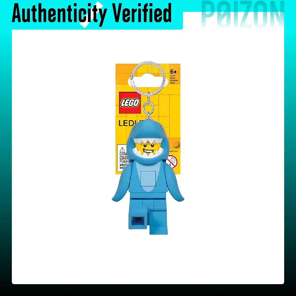 LEGO Classic Collection Shark Glow Keychain Building Blocks 1pcs KE155