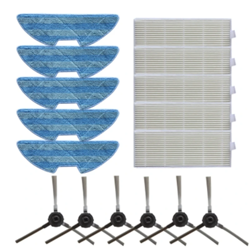 1 комплект, совместимый с VSLAM-811GB/-911SE, аксессуары для подметальных машин, боковая щетка, фильтр, швабра 1 комплект, совместимый с VSLAM-811GB/-911SE, аксессуары для подметальных машин, боковая щетка, фильтр, швабра