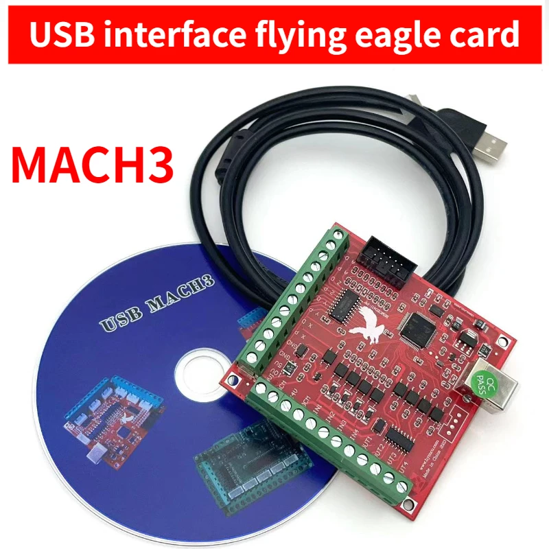 MACH3 CNC USB 100Khz Breakout Board 4 Axis Interface Driver Motion Controller CNC USB MACH3 100Khz Breakout Board 4 Axis In