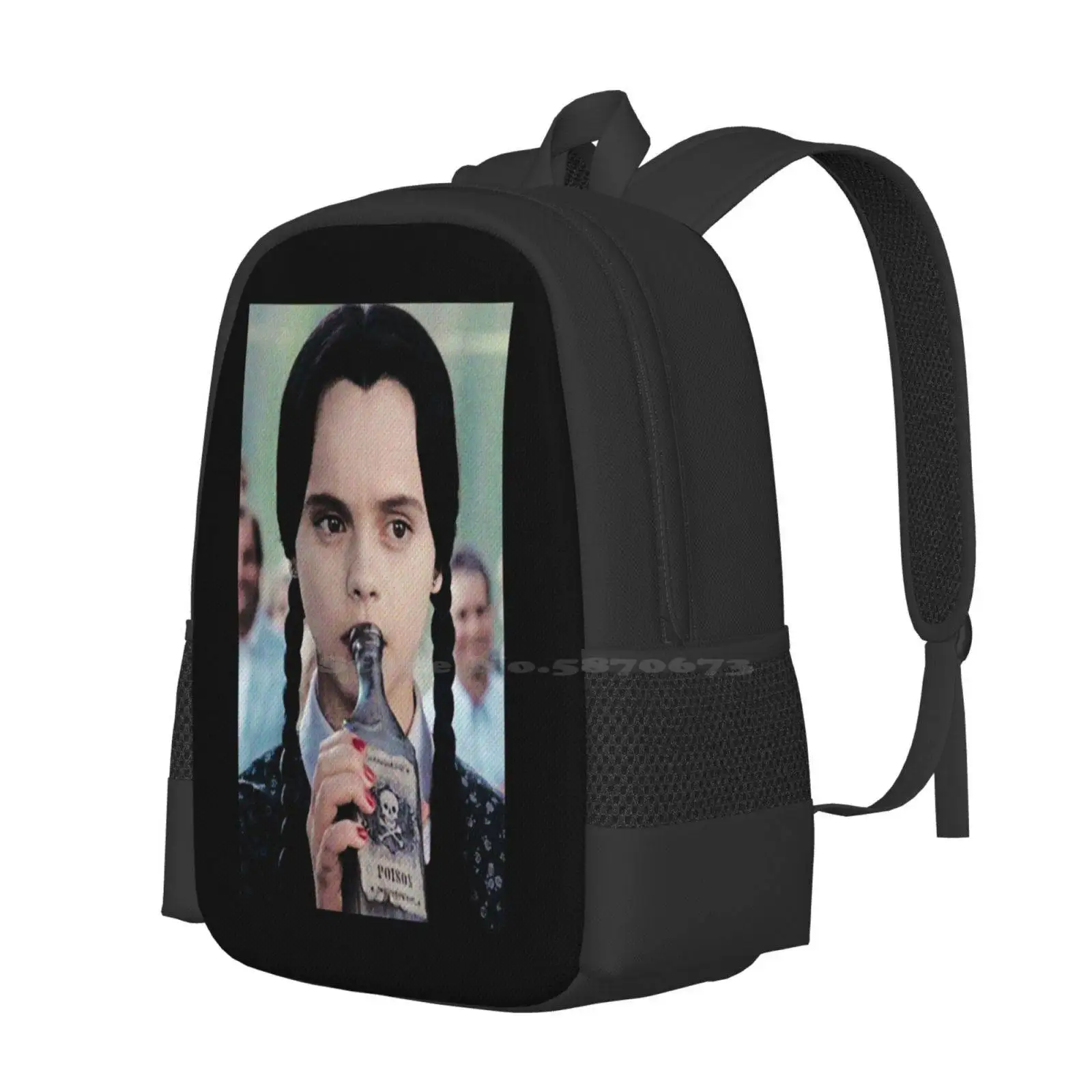 Wednesday-Addams-Quot-Poison-Quot Hot Sale Schoolbag Backpack Fashion Bags Wednesday Addams Quot Poison Quot New Happy Funny