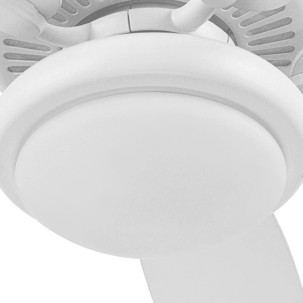 52 بوصة مروحة سقف خارجية داخلية مع سلاسل سحب خفيفة عكس الضوء محرك عكسي 3 سرعات شفرات زجاجية بلوري كفاءة الهواء