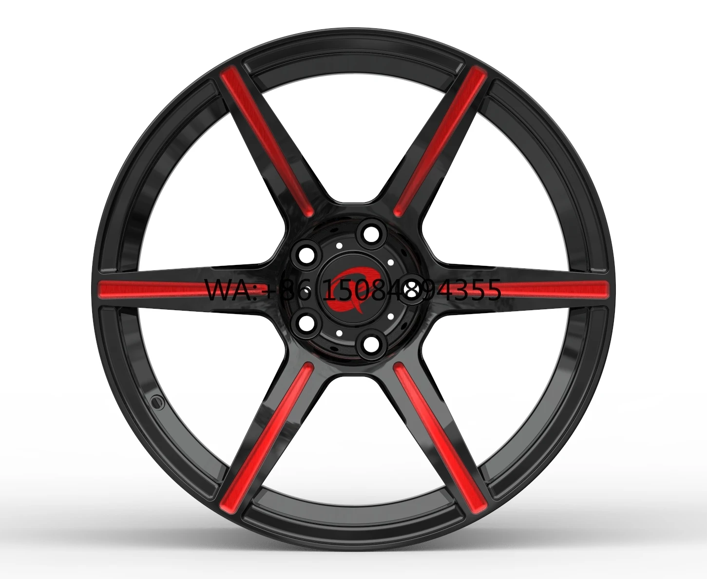 

Deep Concave 6-Spoke Custom Forged Wheels, Multi PCD 5x108 5x112 5x114.3 5x120, Alloy Modified Car Rims