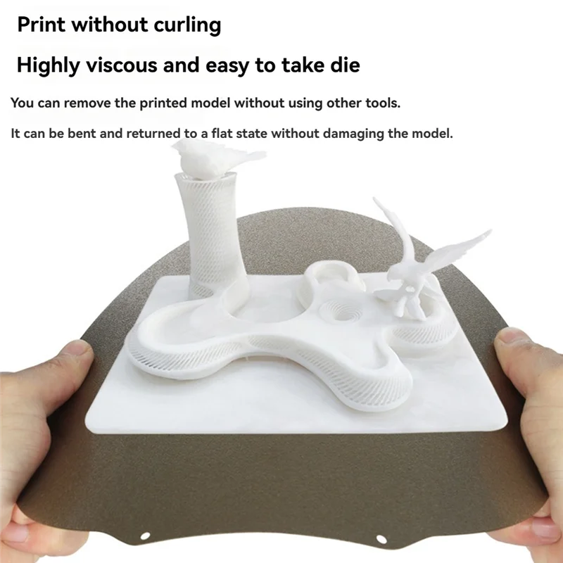 

Прочный круглый диаметр 260 мм для Flsun Super Racer, двухсторонний текстурированный лист пружинной стали PEI с порошковым покрытием + основание, круглый