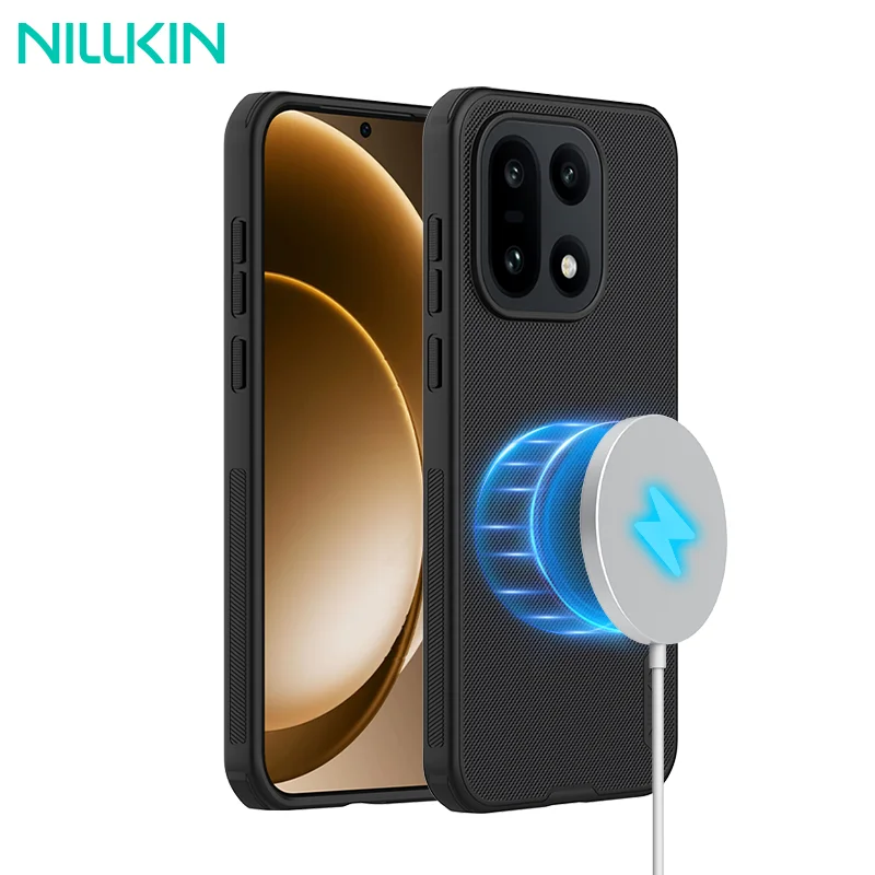 حافظة NILLKIN لهاتف OnePlus 15 Magsafe NILLKIN Super Frosted Shield Pro غطاء خلفي صلب مقاوم للصدمات لهاتف OnePlus 15 حافظة مغناطيسية