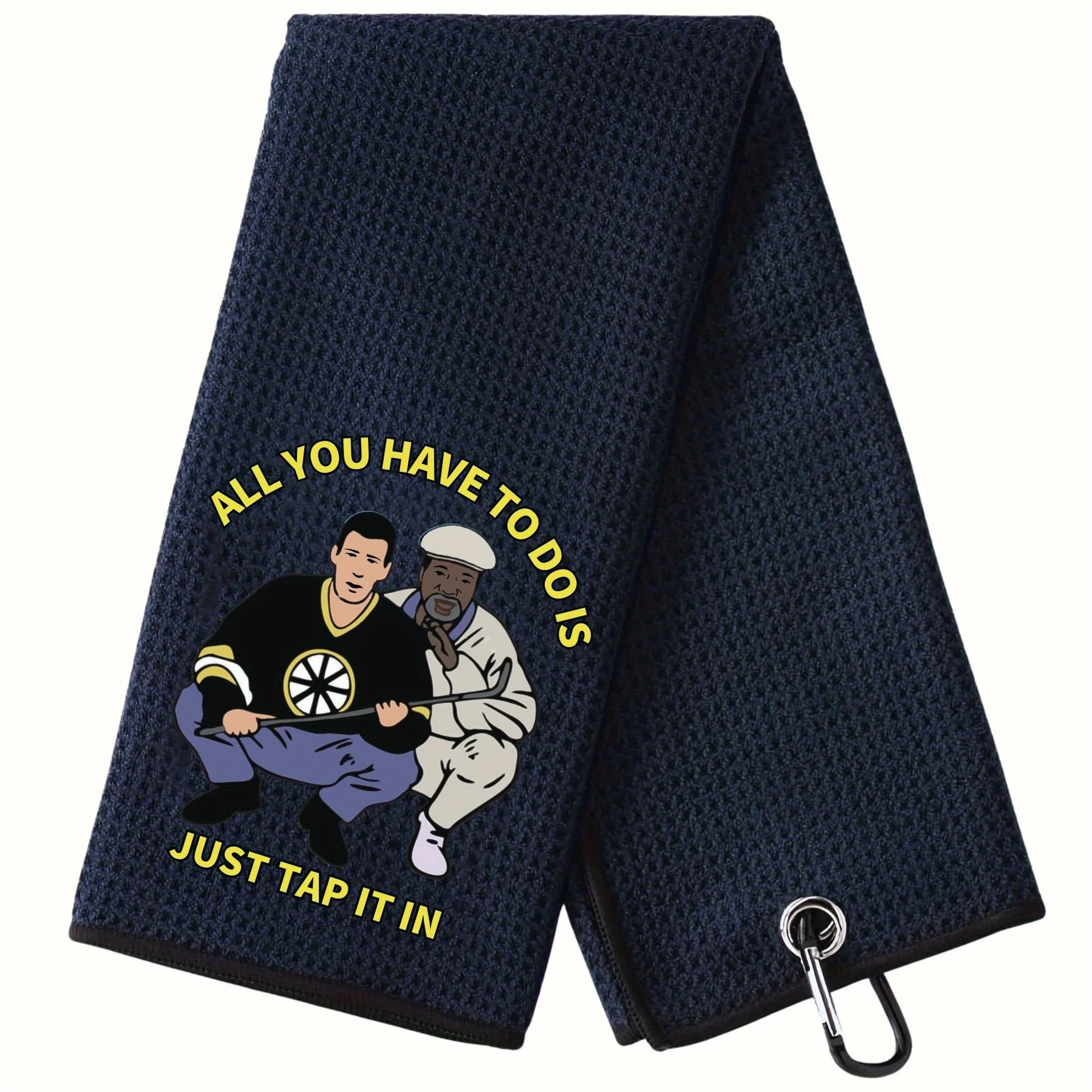Happy Gilmore Funny Waffle Golf Towel Large 16x24 Clean Golf Club Ball Premium Strength Ultra Absorbent Gear Happy MenGilmore