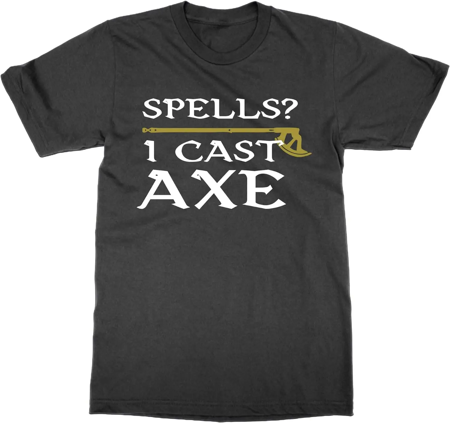 Spells I Cast Axe Unisex T-shirts for Man Woman Short Summer Tees Casual Cotton New Arrival Fashions Couple's Cloths