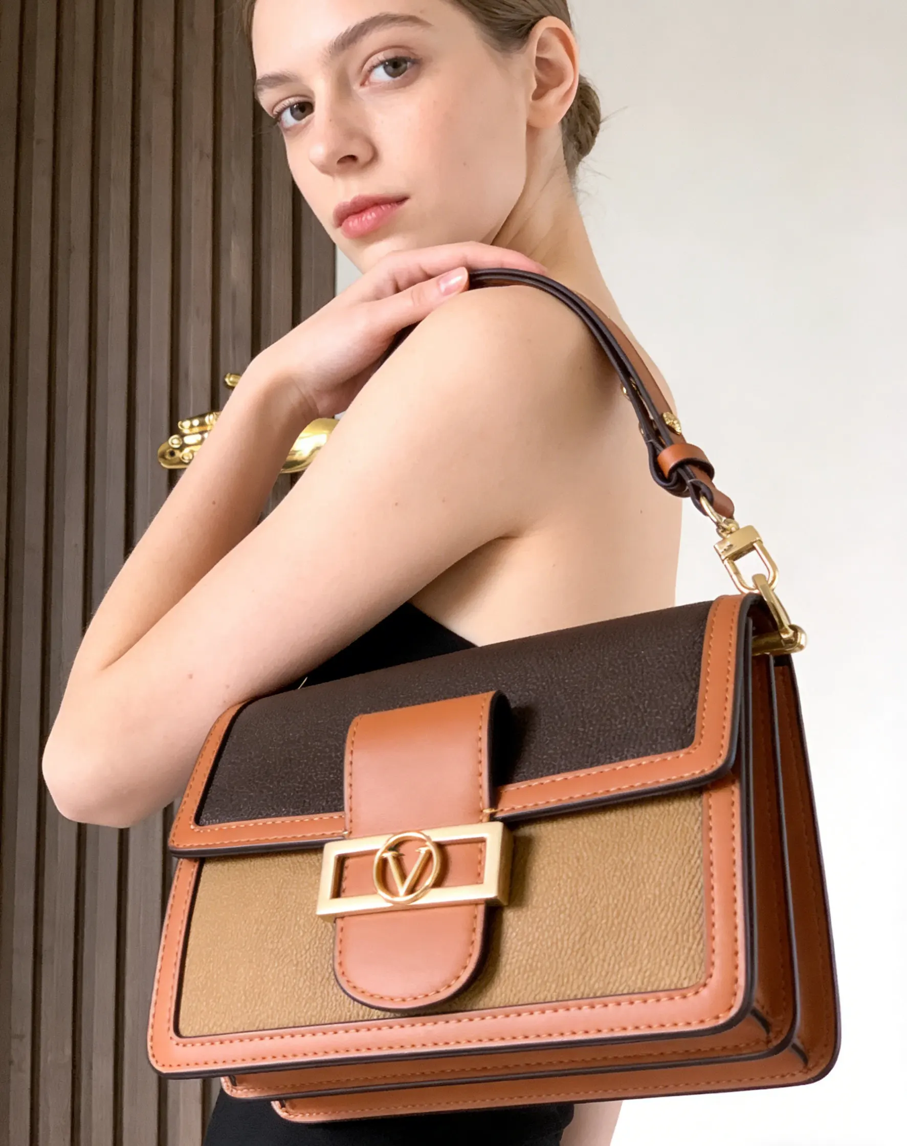 Brown Tote Bag 2026 Women's Everyday Casual Handbag Daily Gift