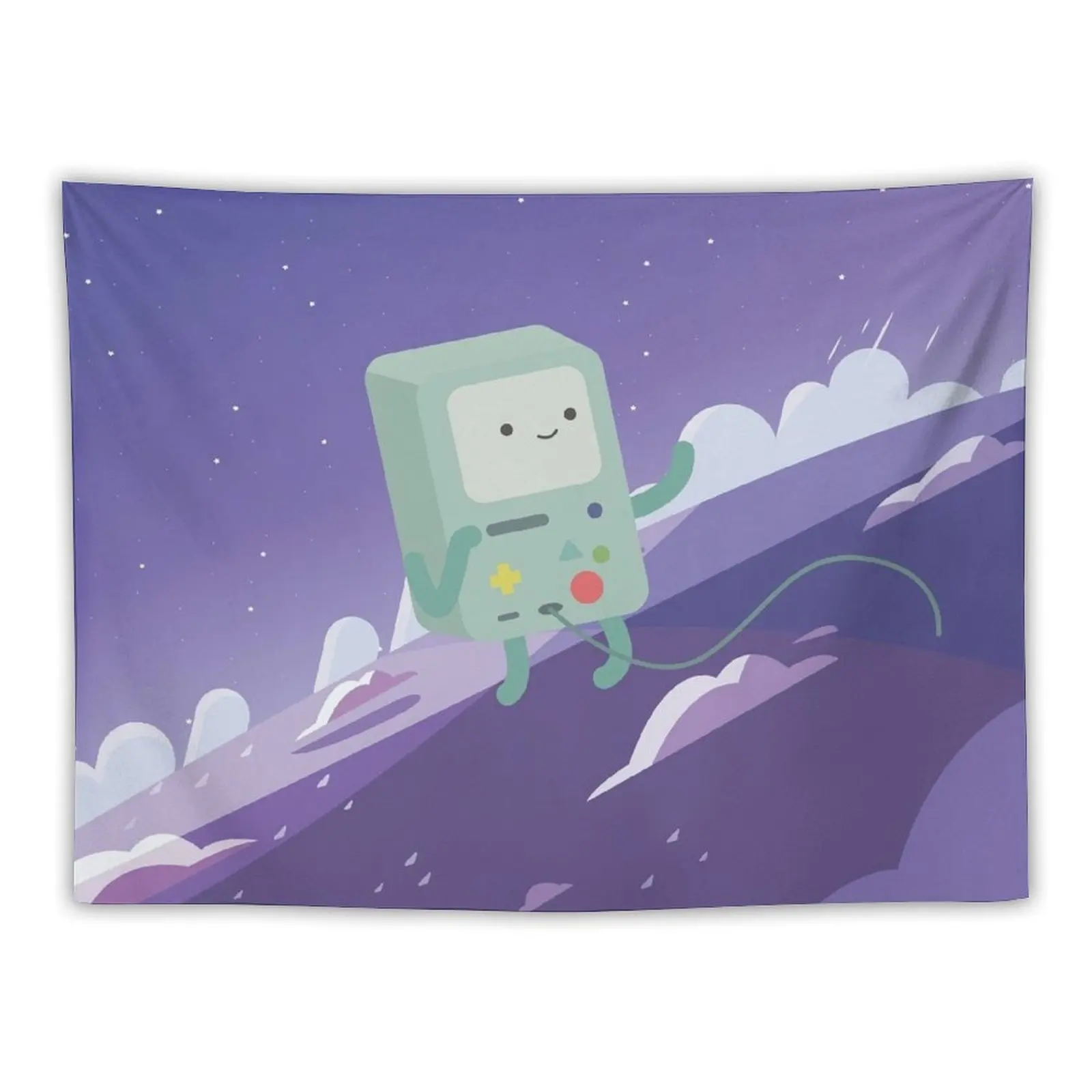 

Floating Bmo (Adventure Time) Tapestry Wall Carpet Home Supplies Tapestry