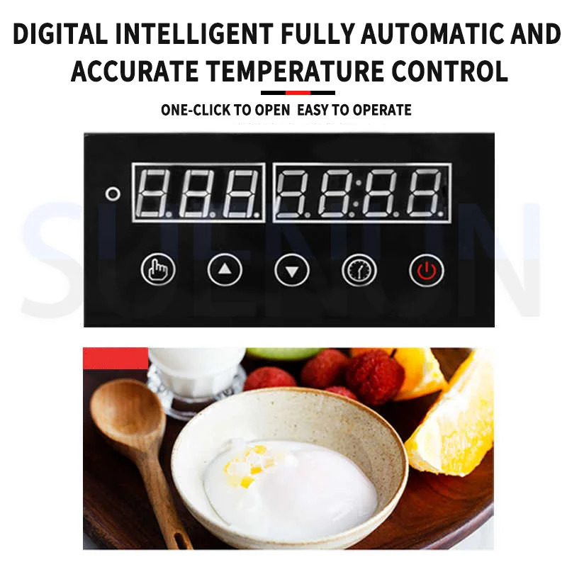 آلة غليان البيض التجارية آلة غليان البيض المسلوق الناعم شبه المطبوخ أوتوماتيكية بالكامل آلة غليان البيض الربيعي الساخن