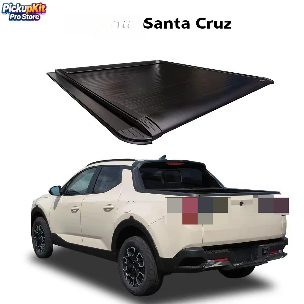 

Heavy - Duty Aluminum Roll N Lock Tonneau Cover - Waterproof Manual/Electric Retractable for Santa Cruz