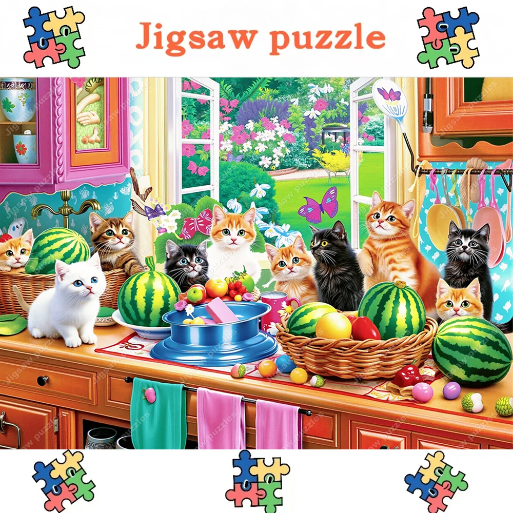1000/2000/1314/520pcs Jigsaw Puzzles for Adults, Suitable for Home Decoration. Large Size, Applicable for 10 Different Scenari