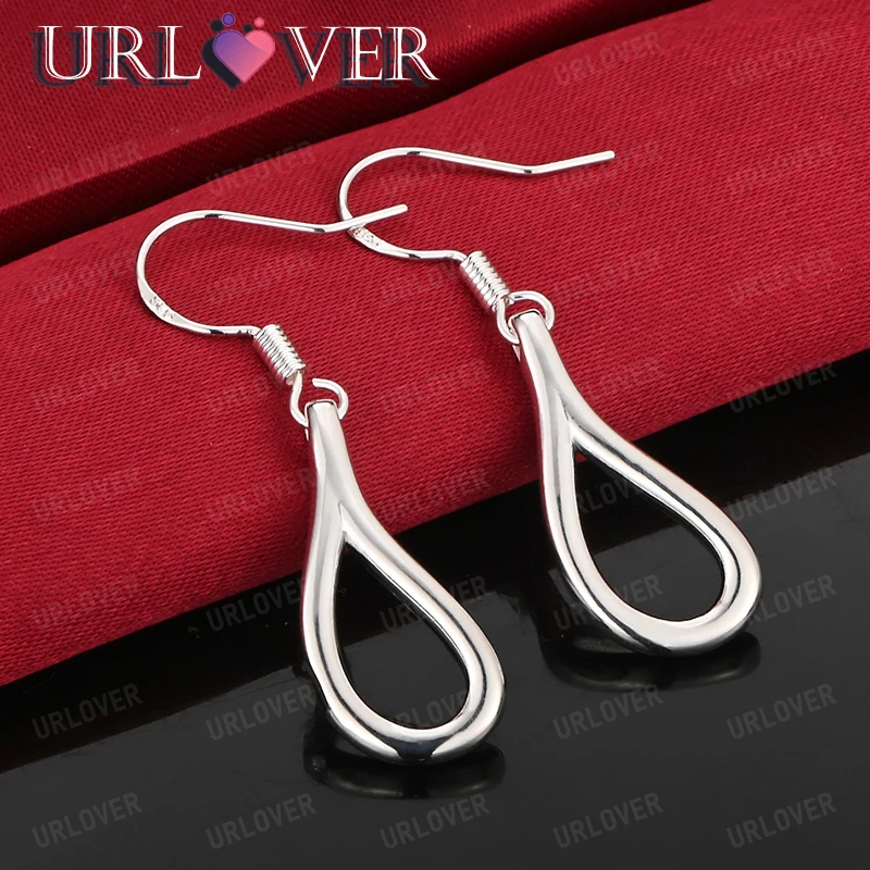 

Female High Jewelry 925 Sterling Silver Drop Earring Birthday Trend Accessories Fashion Charm Wedding Fine Gift Christmas Party