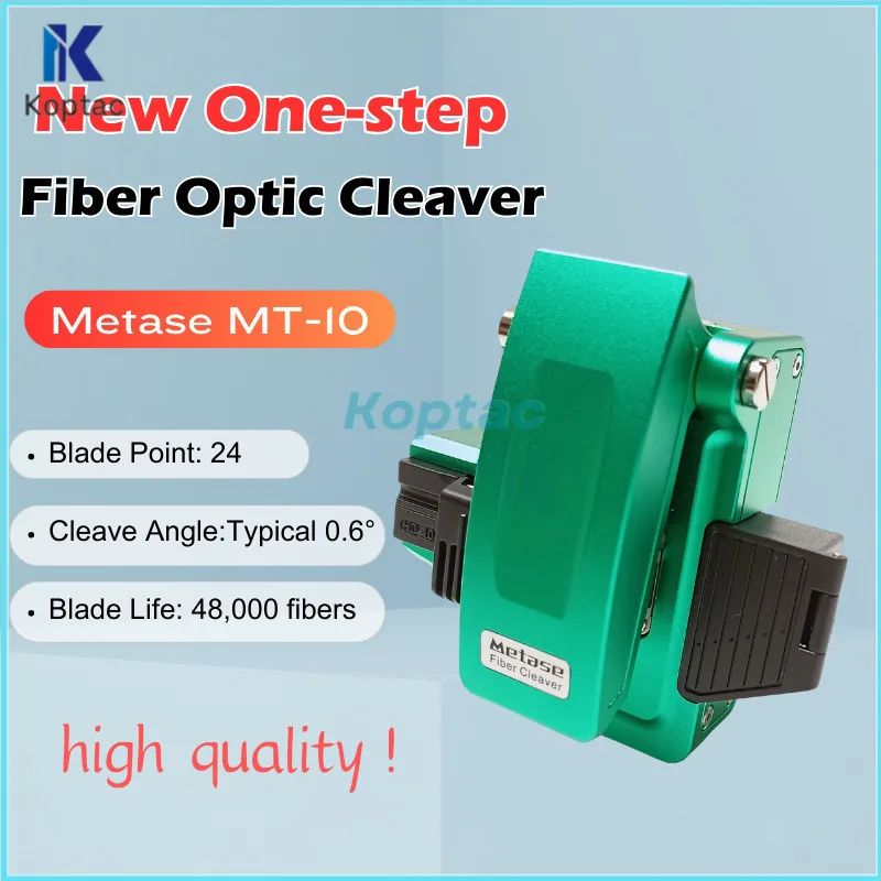 Fiber Optic Cleaver Metase MT-10 High Precision For Single And 12-fiber Ribbon Innovative Roller Design Fiber Splicers Tool FTTH