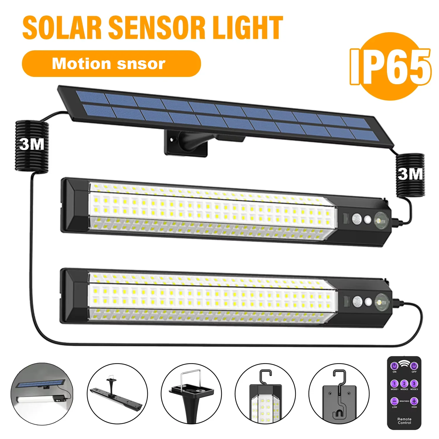 led-ソーラーランプ-モーションセンサー-屋外キャンプ-ウォールライト-防水-ソーラー-type-c-usb-電源-セキュリティライト-ガーデンフェンス-ガーデン